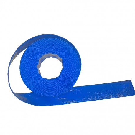 Heliflat T-Tape lay-flat Blau 50 Detail
